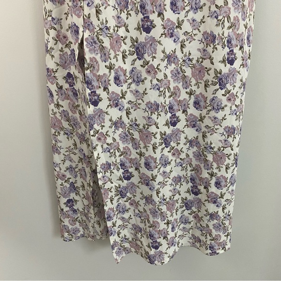 Shein Purple Floral Sheath Dress - Picture 5 of 9